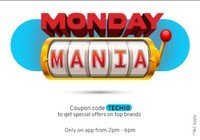 TataCliq Monday Mania Sale Upto 75% Off on Electronic  + Extra 10% + 10% Extra Discount with ICIC 2pm To 6pm