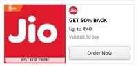 Jio- GET 50% BACK
Up to ₹40