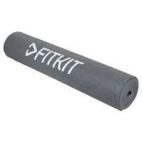 Fitkit FKYM04-G-1 Yoga Mat, 6mm Grey 6 mm Yoga Mat