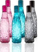 Flipkart SmartBuy Designer Mosaic Bottle - 1000ml - PET  (Pack of 6, Multicolor, PET)