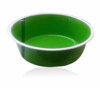  Profusion Pet Dog Cat Bowl for Drinking and Eating(Green, Medium, Set of 2, Capacity-2000 ML) 