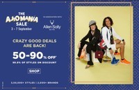 AjioMania Sale Flat 50% To 90% off + 10% Instant Discount with ICICI - 3rd To 7th September