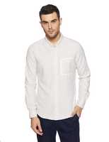 United Colors of Benetton Men's Solid Slim Fit Casual Shirt M size @ Rs.736