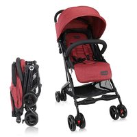 Luvlap Cruze Stroller Pram with Compact Tri-fold, Red + More at 61% off