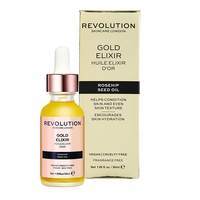 Makeup Revolution Skincare Gold Elixir, Yellow, 30ml