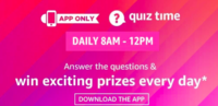 Amazon Subscription Fest Quiz  Answers  - Win  Rs 2000 - 100 Winners