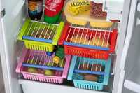 10% Coupon - Eyelet Fridge Organizer Drawer - Adjustable Fridge Storage Basket 4 @ 69