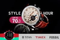 Tatacliq Tiq-Tiq Sale(10-14 Sep) : Upto 70% OFF on Top brand Watches + Bank offer