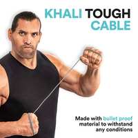 Mivi UC3BK-BK Khali Tough Micro USB Cable - 3.2 Feet (0.97 Meters) - (Black)

