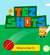 Google Pay | TEZ SHOTZ returns September 16 | Stand a chance to earn up to ₹1 lakh and more rewards along the way! 