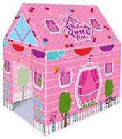 Toyshine Home Sweet Home Tent House, Play Tent for Kids, Pretend Playhouse, Made in India 