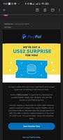 Paypal sending $2 voucher via mail.(May be user specific) 