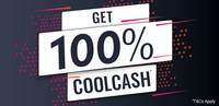 Get 100% CoolCash in your CoolWallet.