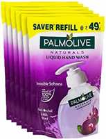 Palmolive Naturals Black Orchid and Milk Handwash Refill - 185 ml (Pack of 6)