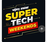 Vijay sales Super Tech Weekends Upto 70% Off On Electronics And Accesories