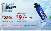 Droom : Sipper Sale @9 | 15th September (10 AM) | Deals in Every Hour