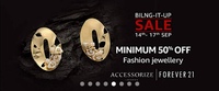 Amazon : Bilng-It-Up sale (14-17 Sep) : Minimum 50% Off on Fashion Jewellery + Special Offers for Prime Customers