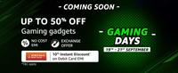Amazon Grand Gaming Days Up to 50% Off On Gaming Gadgets + 10% Instant Discount On ICICI Debit Cards EMI