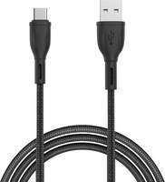 Portronics POR-1028 Konnect Plus Nylon Braided 1.2 m USB Type C Cable