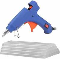 GLUN 20 WATT Leak Proof Glue Gun with 15 Glue Stick 8 inch Long Glue Sticks