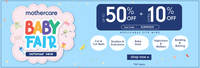 Mothercare Baby Fair September 2020 : Get up to 50% off + Extra 10% off  