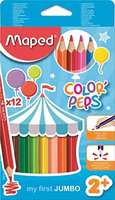 Maped Color'Peps Color Jumbo Size Pencil Set - Pack of 12