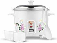 Orient Electric Easy Cook 1.8 litres Automatic Rice Cooker with 2 Bowls (White, 700W)