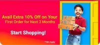 Flipkart New User : Get Extra 10% Discount First 3 Order Consecutive  Month ( Sept Oct Nov)