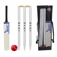 MPRT Wooden Cricket Kit for Tennis Ball Size 2 Combo for Age Group 4-6 Years Rs.593 @ Amazon. in