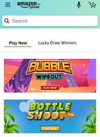 AMAZON FUNZONE BUBBLE WIPEOUT & BOTTLE SHOOT GAME