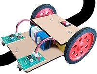 Kit4Curious Line Tracker Following Robot with Track and Project Report 