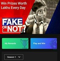Flipkart Video presents Fake Or Not Fake 23rd September win GVs and SCs