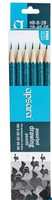 Apsara Assorted Drawing Pencils, HB, B, 2B, 2B, 4B, 6B - Pack of 6