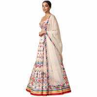 (OVER NOW) Loot: Women's Off White Lehenga Cholis (Free Size) At Rs.5