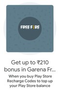 Freefire | Get up to 210 bonus in Garena Free Fire | Google Pay