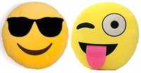 Babique Smiley Emoji Pillow Cushion Soft Toys Stuffed Plush Combo 