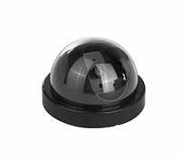 Electomania® Fake Security Cameras CCTV Dome Dummy Camera with Realistic Look Recording Flashing Red LED Light Indoor and Outdoor Use, for Homes & Business