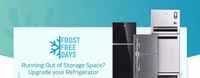 Flipkart Frost Free Days :- Get Extra Rs 2000 Off on Selected Refrigerators using All Cards, Netbanking & EMI Payments