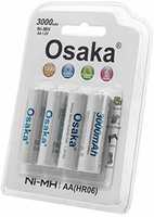 Osaka NI-MH HR06 4xAA 3000mAh Enelong Rechargeable Battery Set