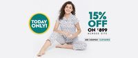 Clovia Today Only Sale- 15% Off on 899 Across site + 3% Extra Off via Coupon
