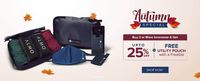 Autumn Special Sale - Buy 3 or More Innerwear & Get Upto 25% OFF + Free Utility Pouch With a Freebie