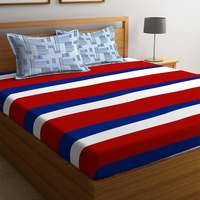 Portico newyork cotton Double Bedsheet 