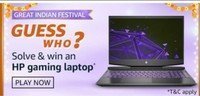 Amazon Guess who - Solve and Win An HP Gaming Laptop