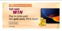 Amazon- Tab and Win Gold coins, TV and more