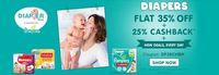 Firstcry Diaper Flat 35% Off + EXTRA 25% + 5% Extra Discount with SBI