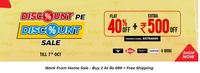 Brand Factory Discount Pe Discount Sale Flat 40% + Extra 500 Off