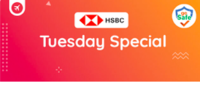 Flat 10% off upto 1250 on domestic flights from Goibibo using HSBC credit cards every Tuesday + hotels offer (domestic & international)