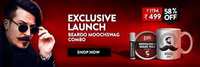 Beardo Mooch Swag Sale: Upto 76% off on Mens Groomings ,Clothings & Accessories + Get Extra 7.5% Off Using HDFC Cards