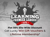 Edunoix Learning Premier League : Get Flat 50% Sitewide discount + Win Lucky Gift Vouchers & Lifetime Membership 