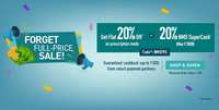 Flat 20% off + 20% NMS Supercash [Only for Today]